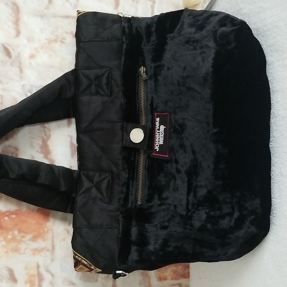 New Johnny Was Lilith Quilted Satin Tote - Picture 10 of 14